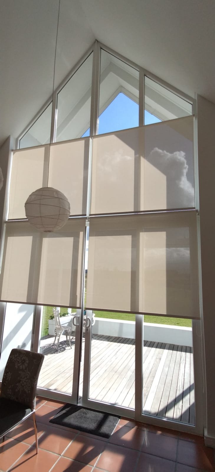 Solar roller blinds
