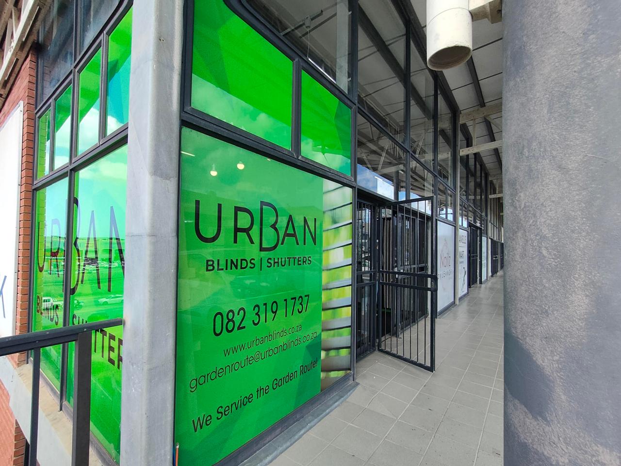 Urban Blinds Garden Route showroom, Mossel Bay